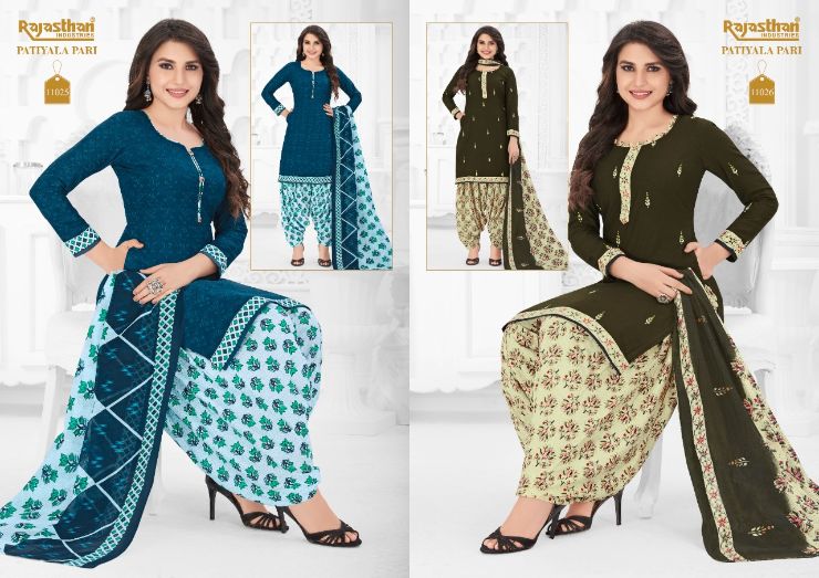 Rajasthan Patiyala Pari 11 Designer Regular Wear Printed Cotton Dress Material